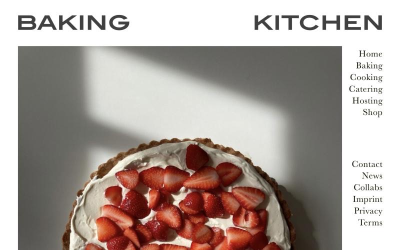 Frucht Kitchen — baking page