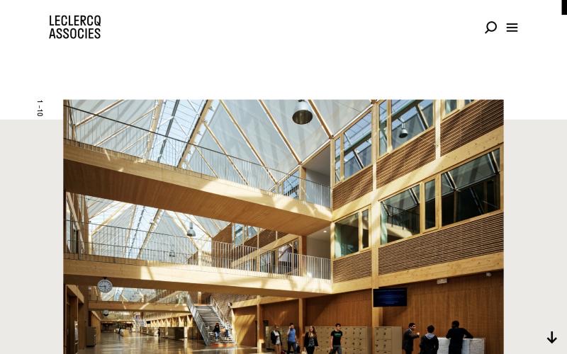 Leclercq Associés — Lycée Nelson Mandela project page