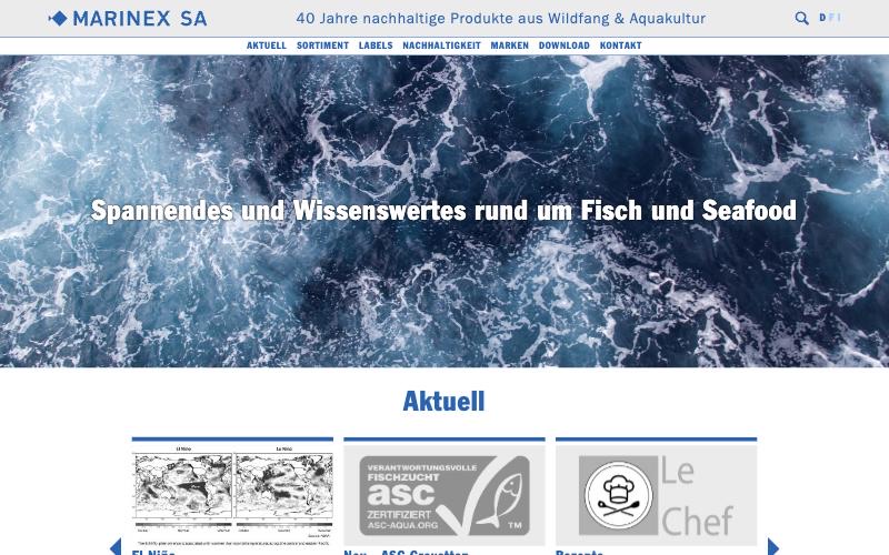 Marinex — homepage