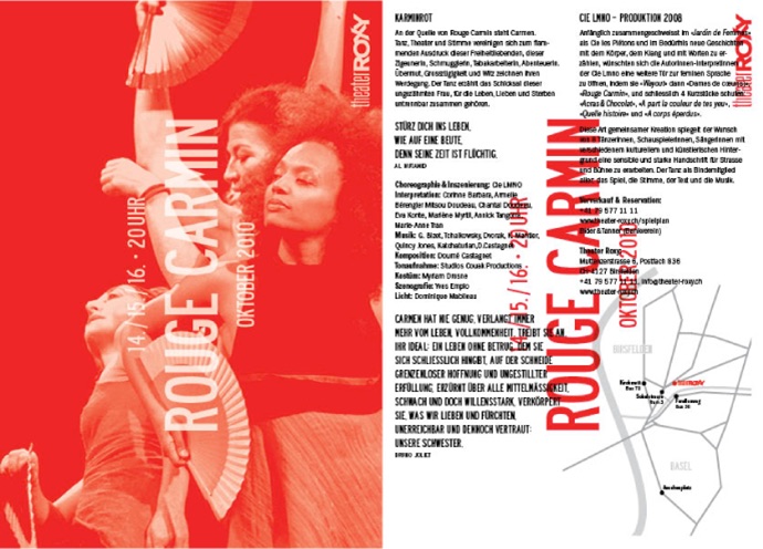 Theater Roxy — flyer