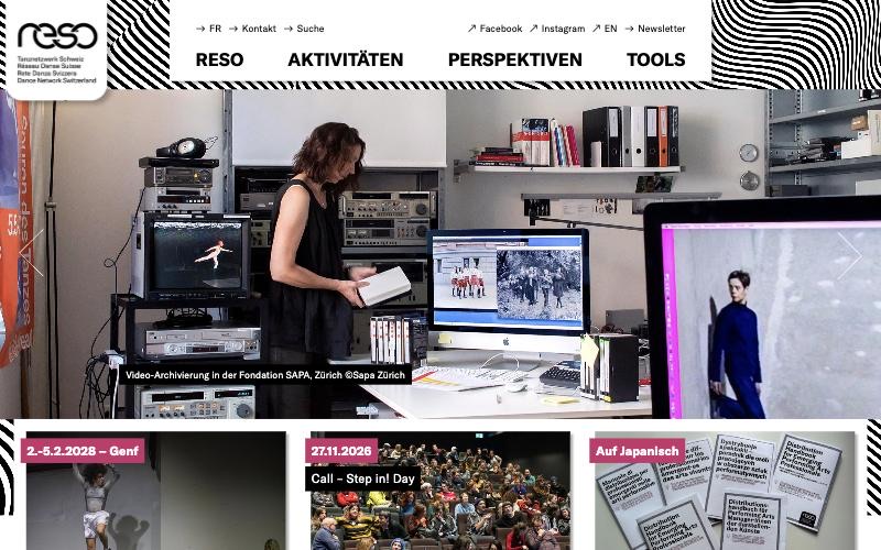 Reso – Dance Network Switzerland — homepage