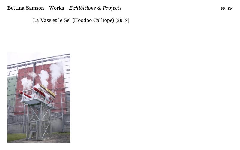 Bettina Samson — exhibition page